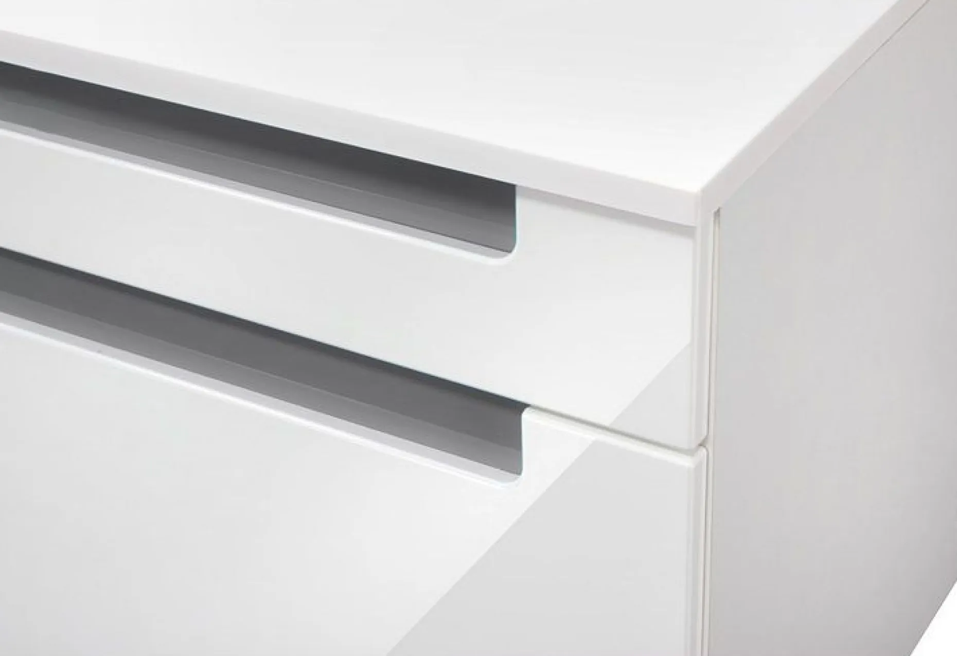 Siena 80cm Waschtischunterschrank - weiß/anthrazit