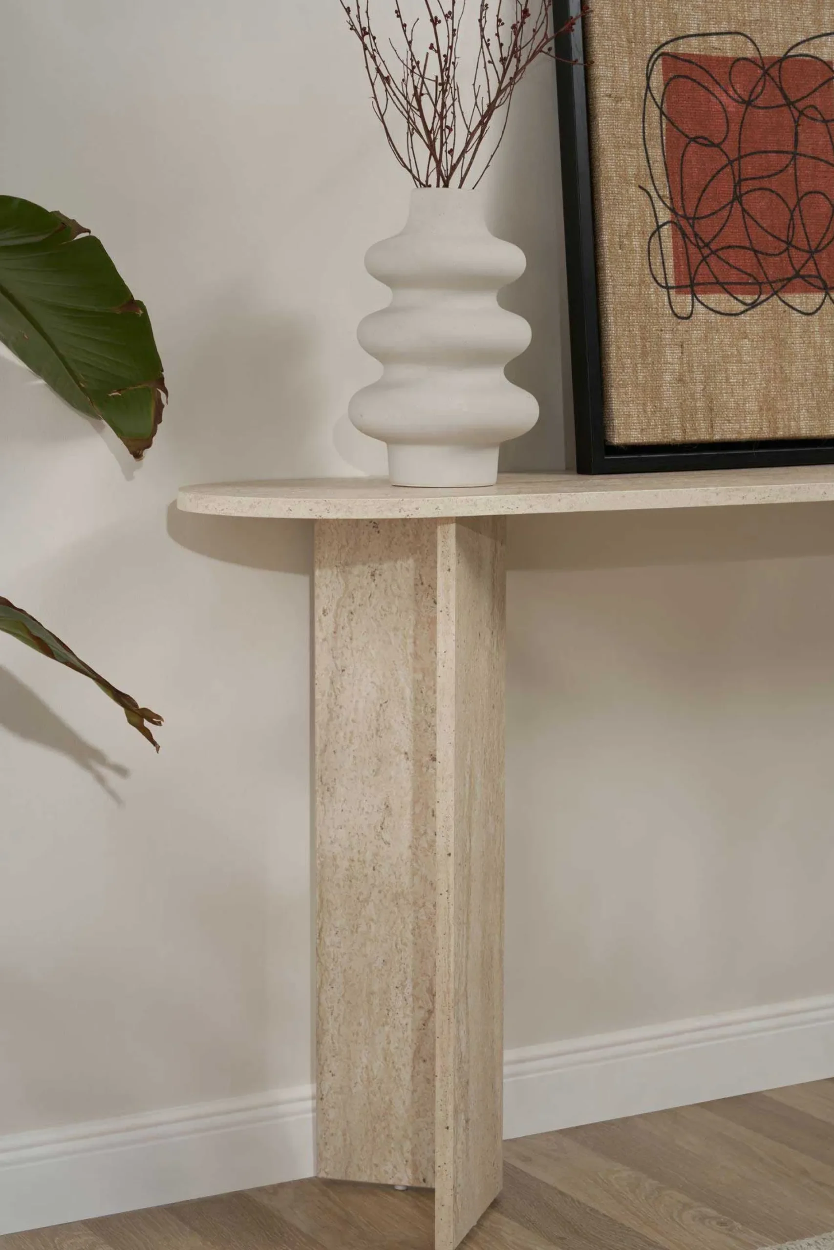 Emob Sira Sideboard | 100 % MELAMIN | Travertin