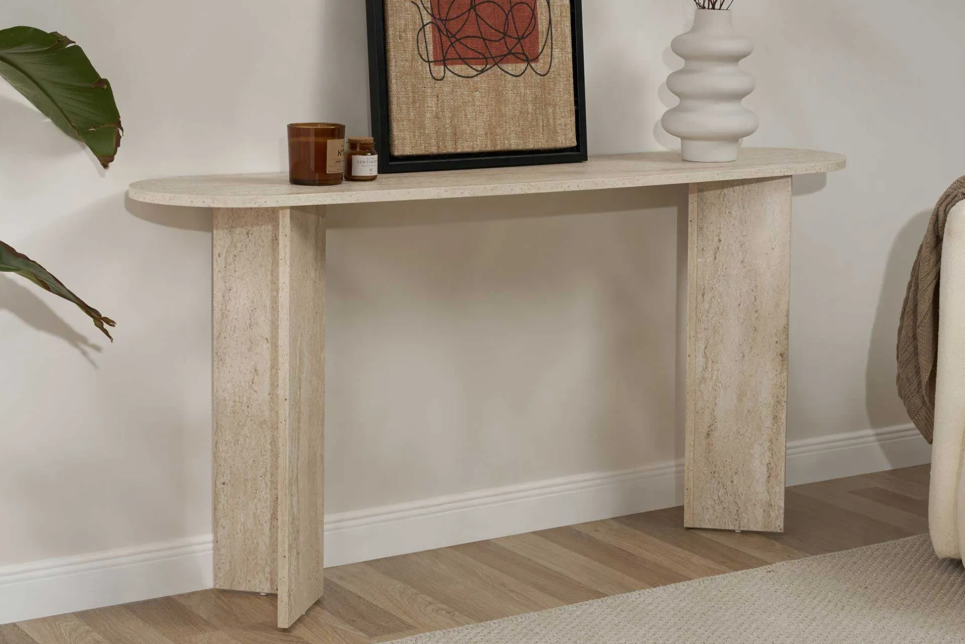 Emob Sira Sideboard | 100 % MELAMIN | Travertin