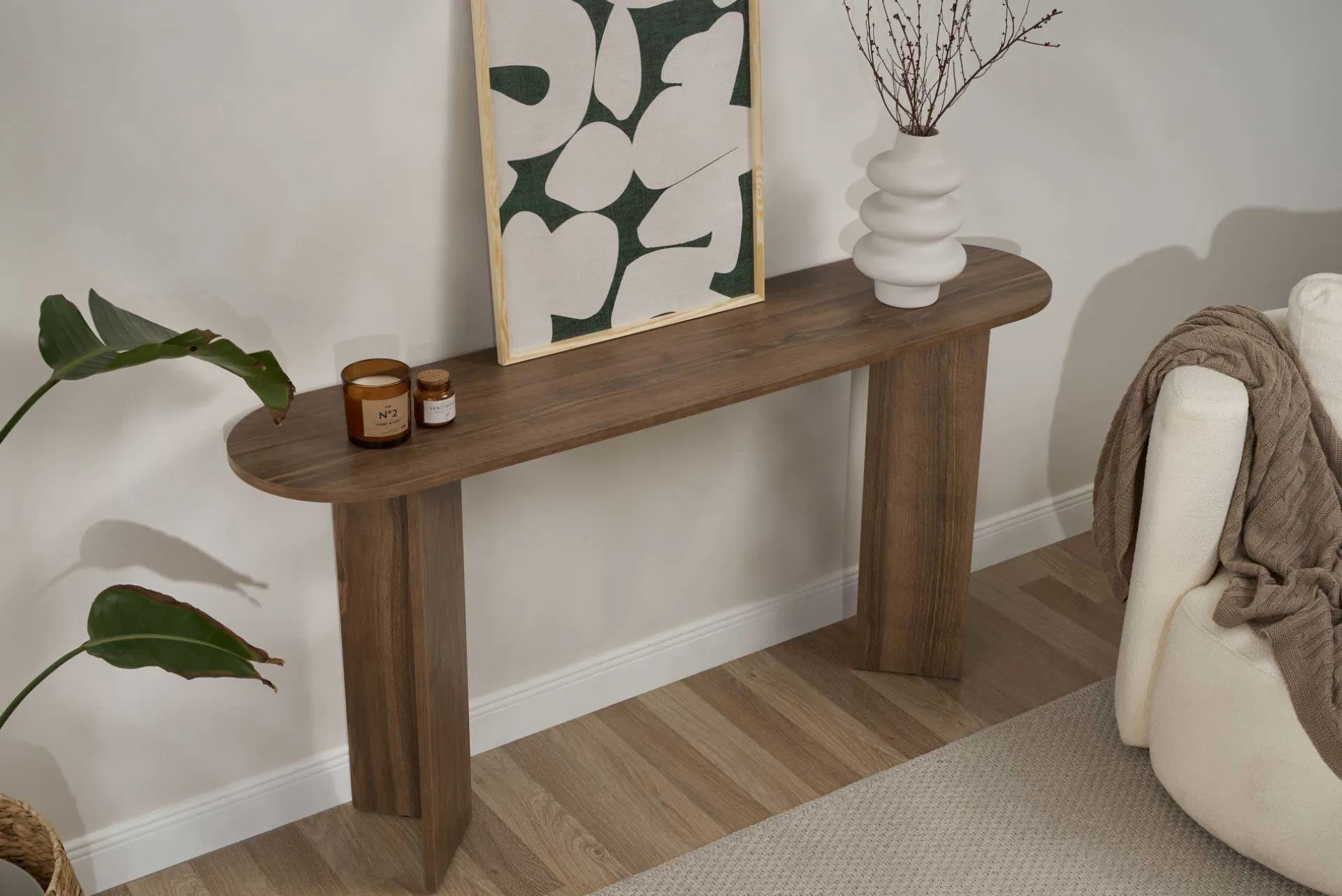 Emob Sira Sideboard | 100 % MELAMIN | Walnuss