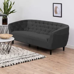 Emob 3-Sitzer Sofa Isiah 191cm - dunkel