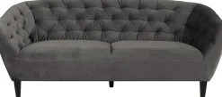 Emob 3-Sitzer Sofa Isiah 191cm - dunkel