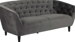 Emob 3-Sitzer Sofa Isiah 191cm - dunkel