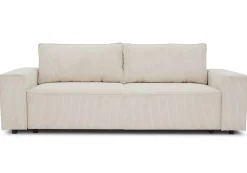 PGS 3-Sitzer Sofa Josh - 239x86x85cm - mit Stauraum - gerippter Samt