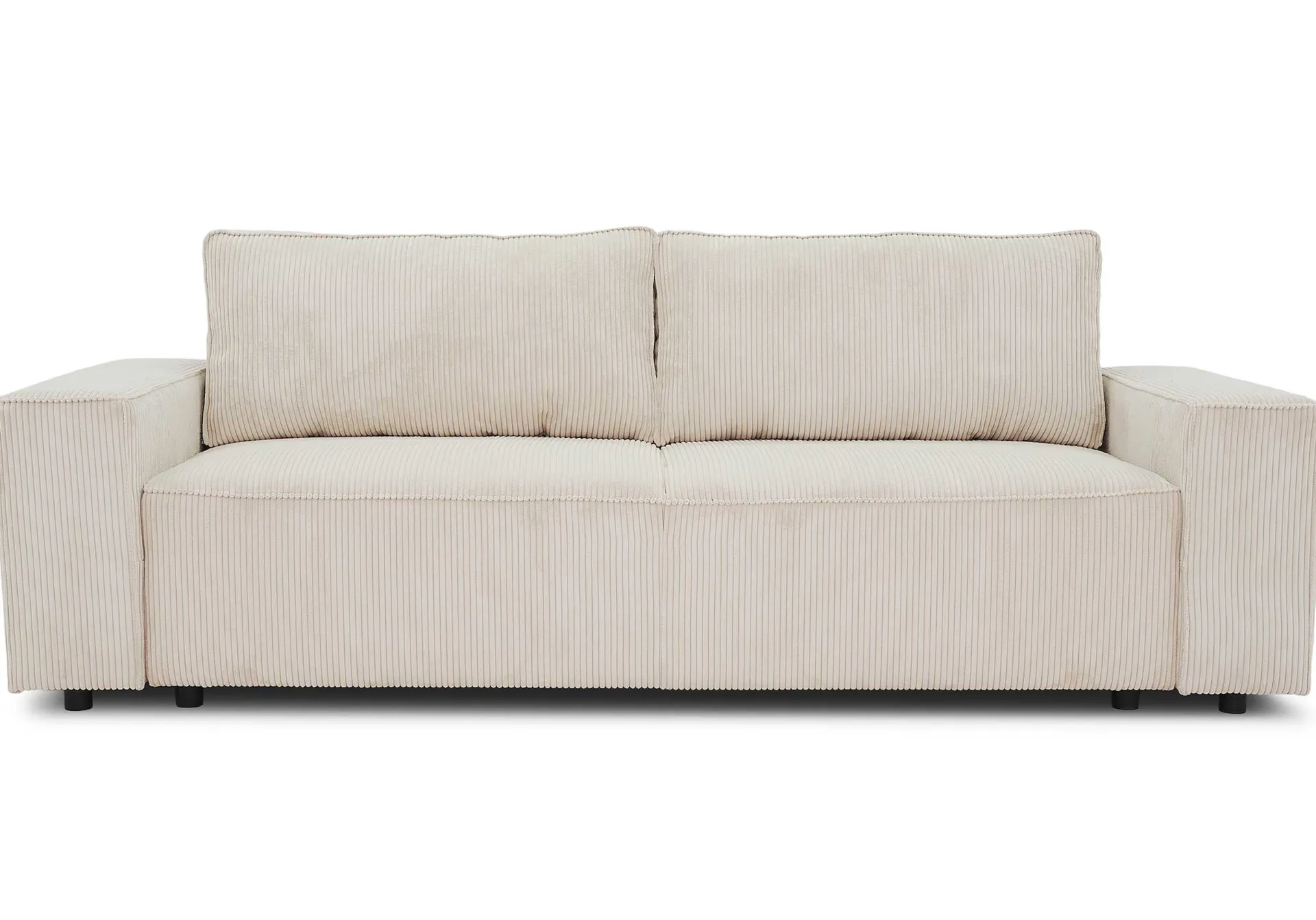 PGS 3-Sitzer Sofa Josh - 239x86x85cm - mit Stauraum - gerippter Samt