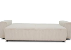 PGS 3-Sitzer Sofa Josh - 239x86x85cm - mit Stauraum - gerippter Samt