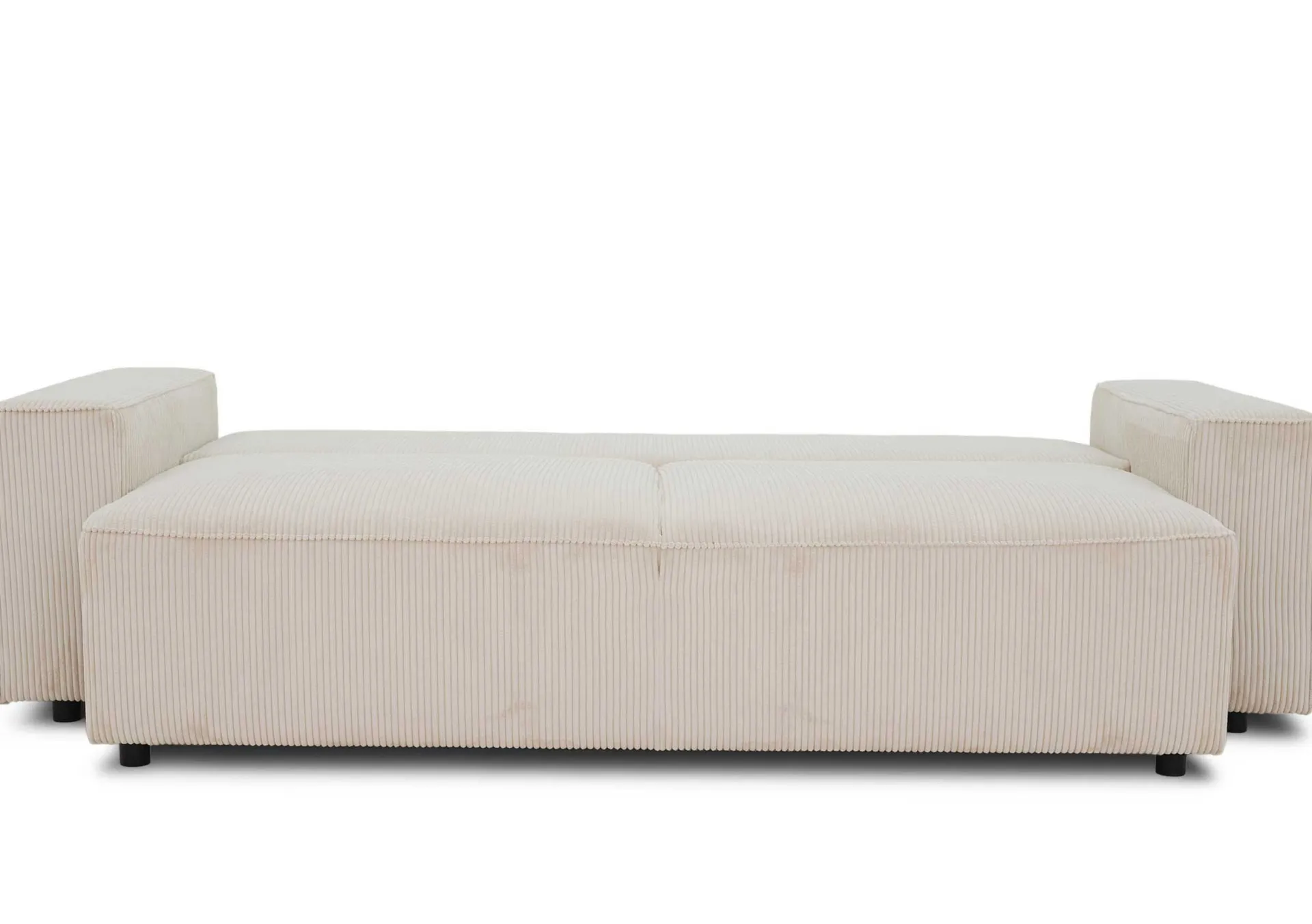 PGS 3-Sitzer Sofa Josh - 239x86x85cm - mit Stauraum - gerippter Samt