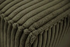 PGS 3-Sitzer Sofa Josh - 239x86x85cm - mit Stauraum - khaki Rippensamt