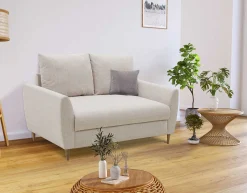 PGS 2-Sitzer Sofa Lino - 145x78x92cm - Stoff