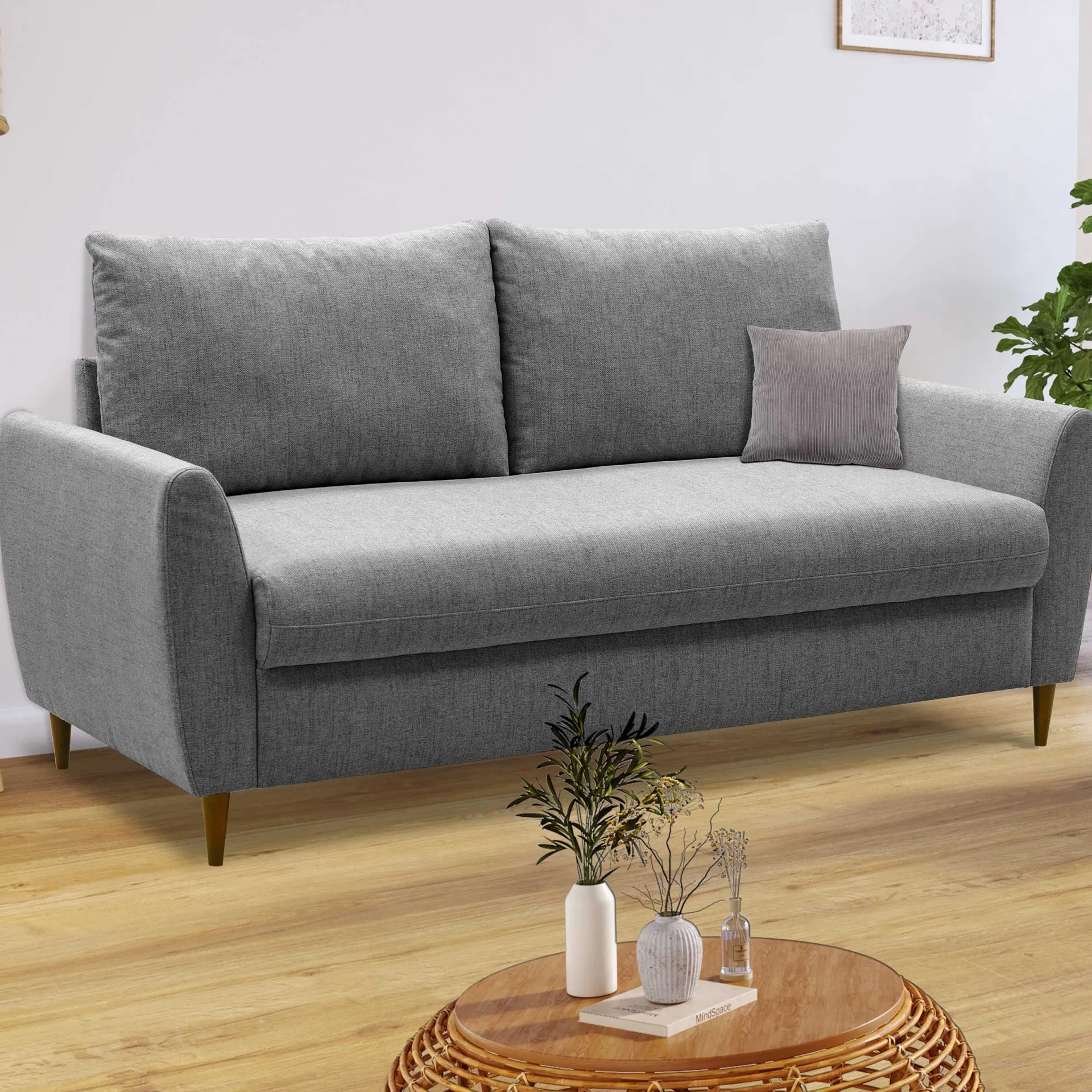 PGS 3-Sitzer Sofa Lino - 180x78x92cm - er Stoff