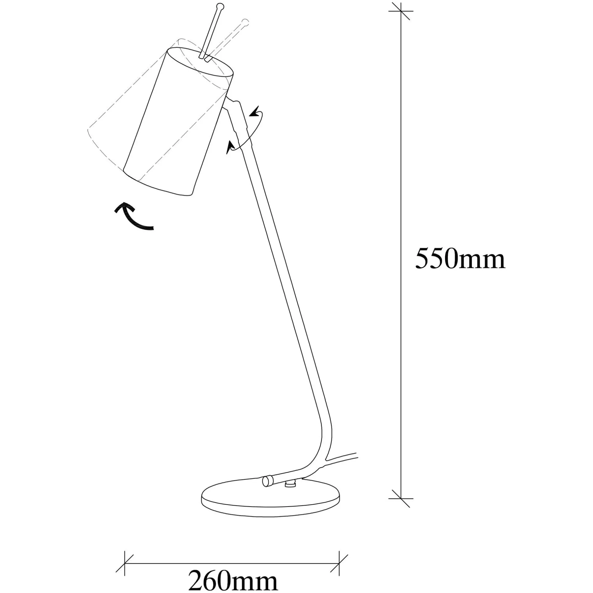Emob Sivani Tischlampe | IRON BODY |