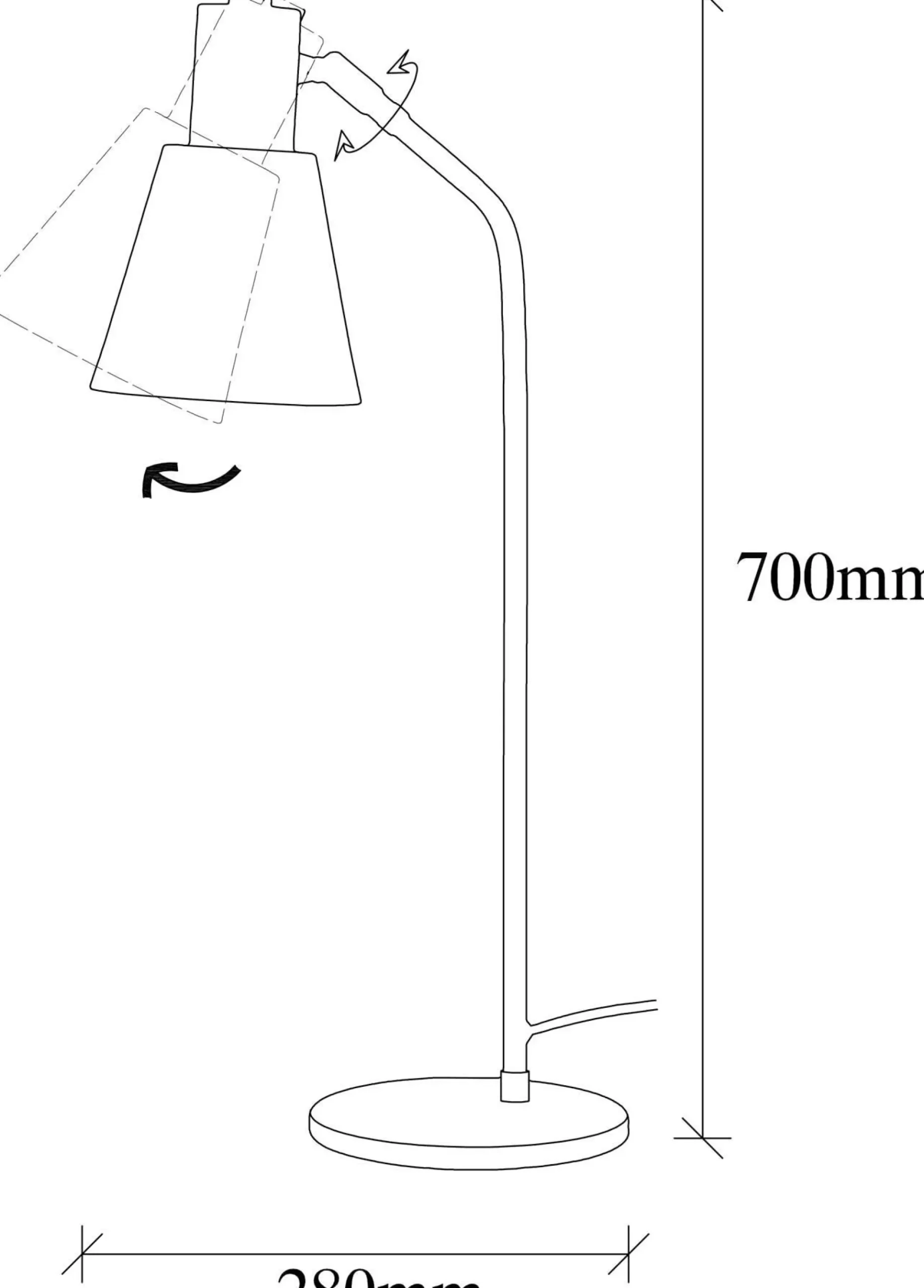 Emob Sivani Tischlampe | METALLGEHÄUSE | Vintage