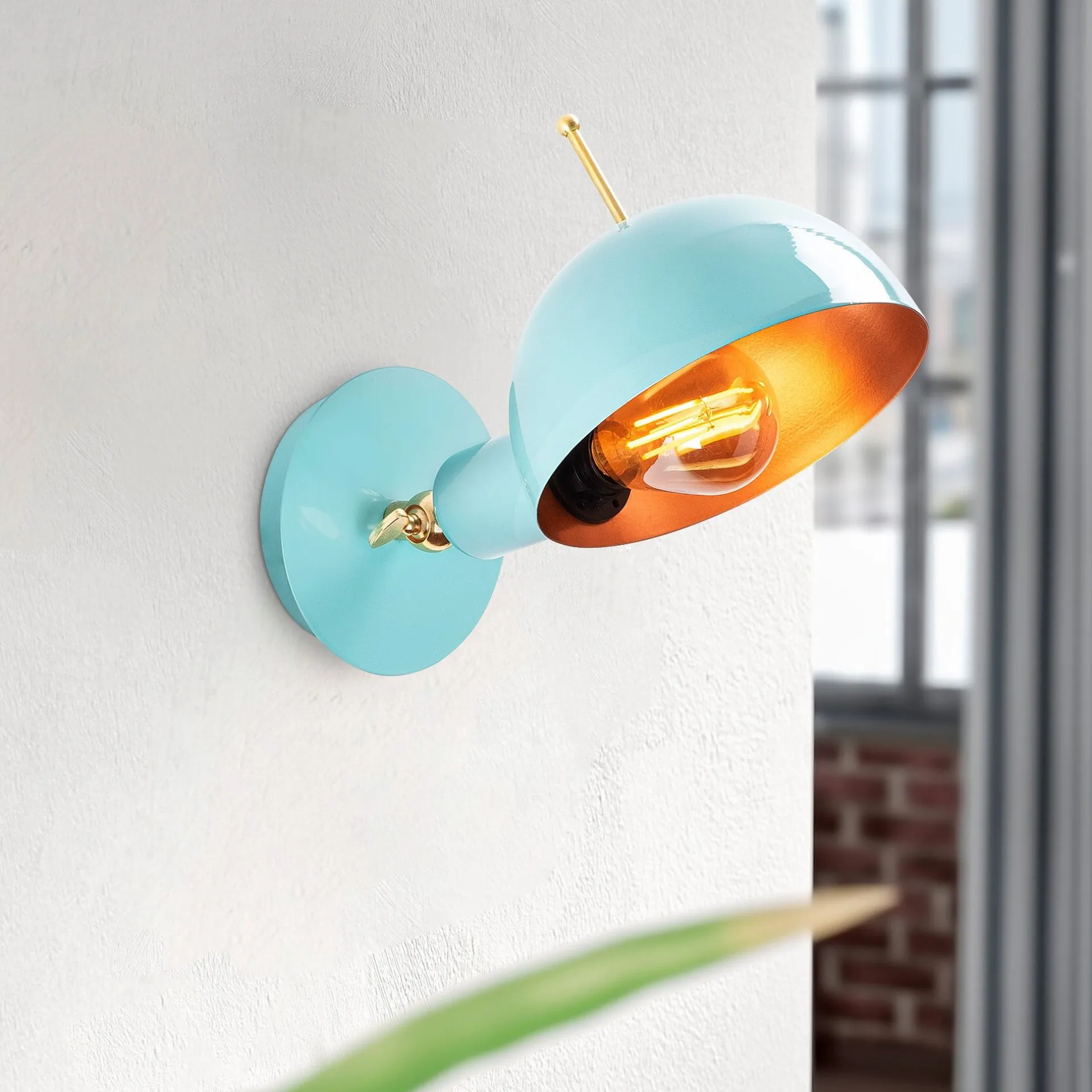 Emob Sivani Wandleuchte | METALLGEHÄUSE | , Kupfer