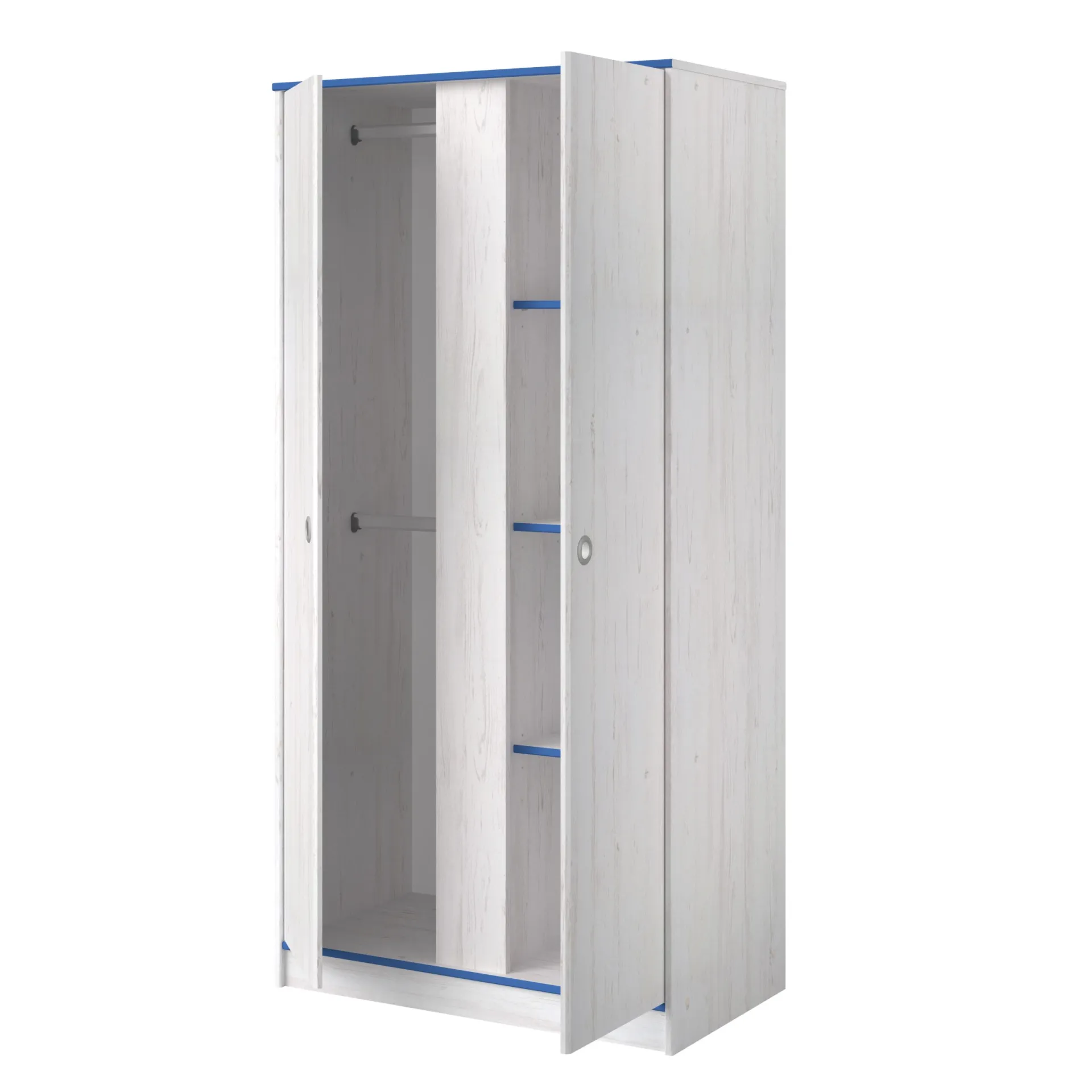 Kinder Parisot Smoozy Kinderzimmer-Set | Hochbett und Kleiderschrank |