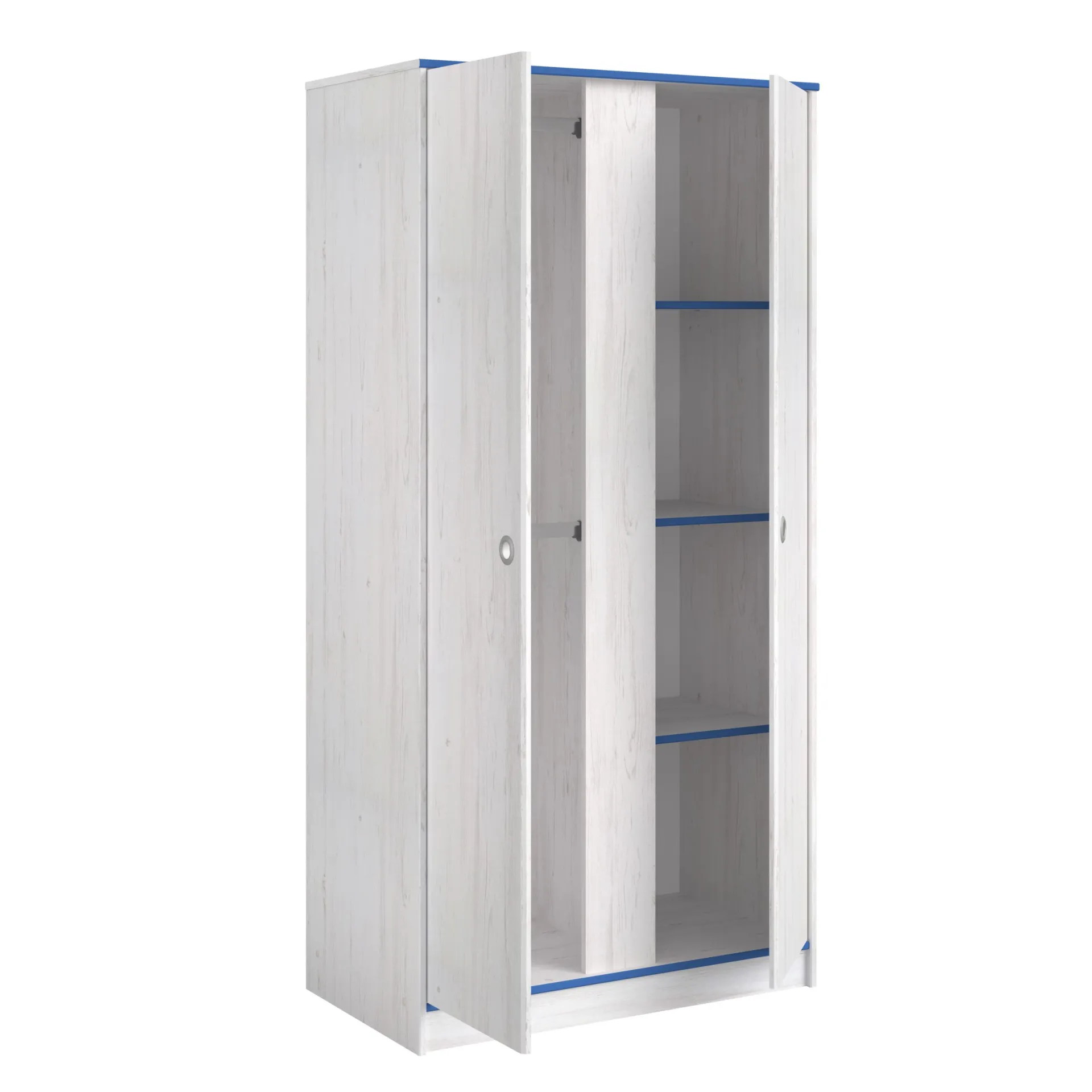 Kinder Parisot Smoozy Kinderzimmer-Set | Hochbett und Kleiderschrank |