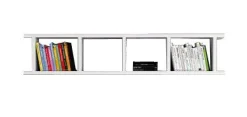 Snow Bücherregal | 100 % MELAMIN | Weiß