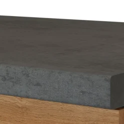 Held Sockelschrank Sorrella 100cm 2 Türen - Eiche/Beton