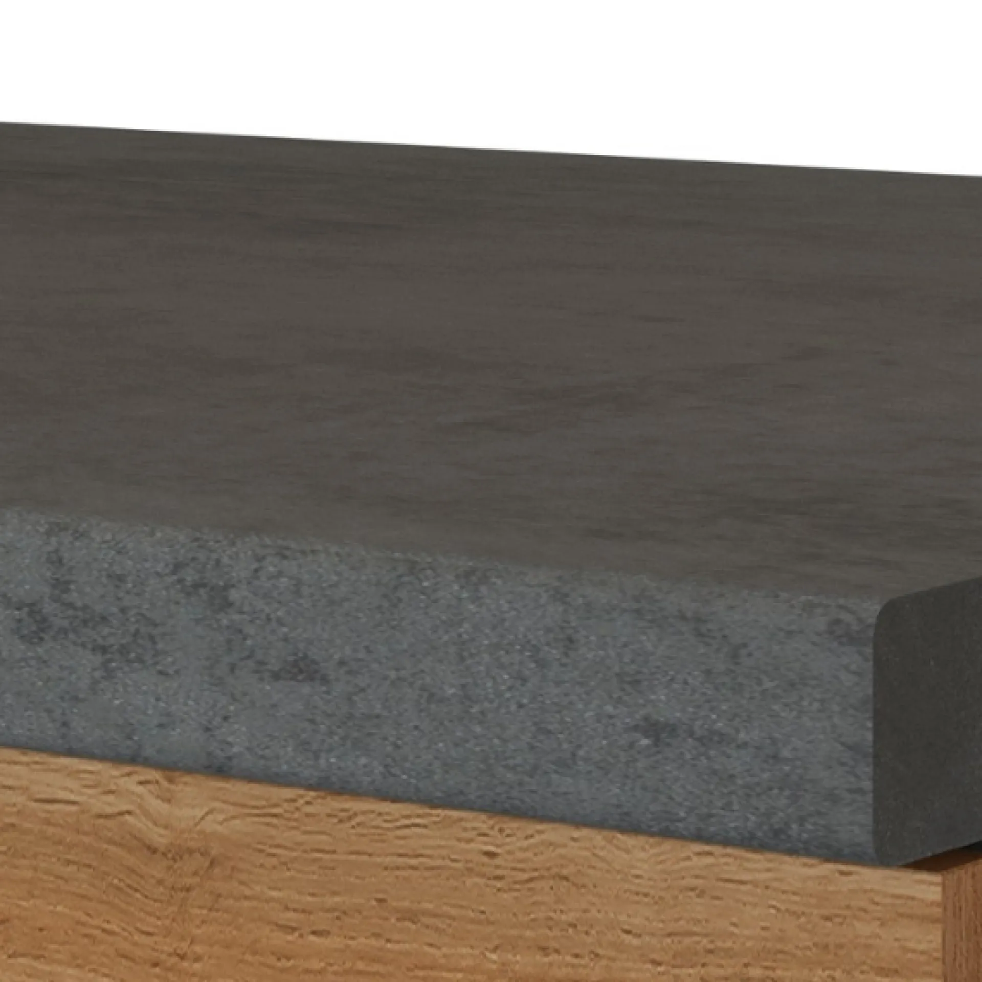 Held Sockelschrank Sorrella 100cm 2 Türen - Eiche/Beton
