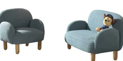 Kinder Vipack Sofa-Set für Kinder Rocky - er Bouclé-Stoff