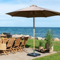 House Nordic Sonnenschirm Austin - Ø300cm - kippbar - Holz -