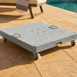Gescova Sonnenschirmfuß Granit 70x70 cm - 100 kg -