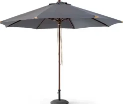 Gescova Sonnenschirm Joplin - 350 cm Ø - Teakholz