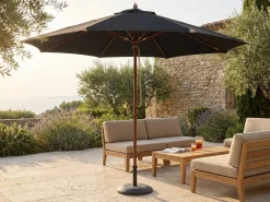 Gescova Sonnenschirm Joplin - Ø350cm - Teakholz -