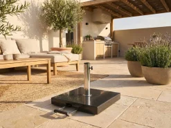 Gescova Sonnenschirmsockel Granada - Granit 50x50 cm -