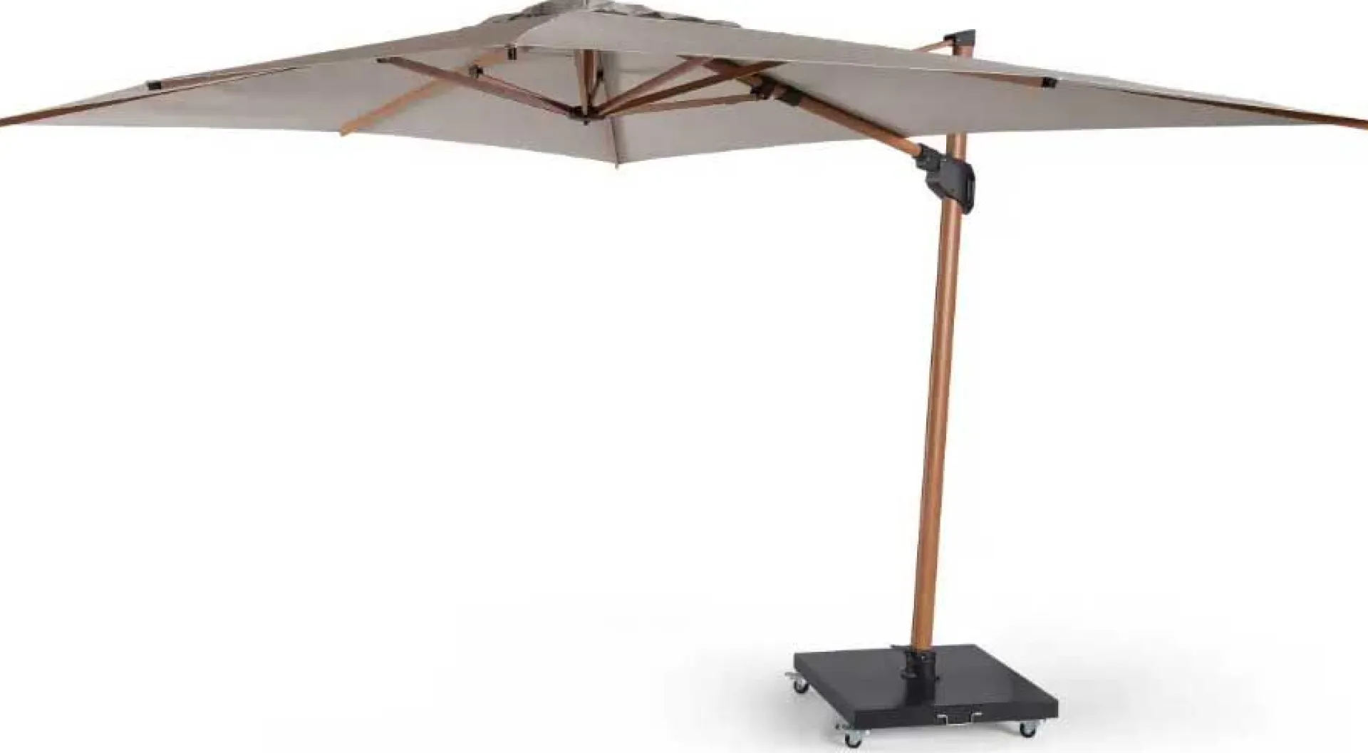 Gescova Sonnenschirm Tampa 300x400 cm Aluminium Beige