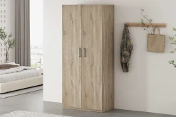 Sonoma Aufbewahrungsschrank Mike 80cm | 2 Türen | H180 x B80 x T42 cm