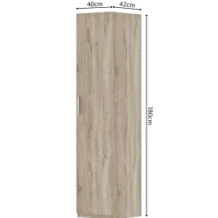 Sonoma Lagerschrank Mike | 1-türig | 180x40x42cm