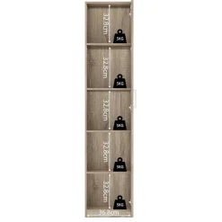 Sonoma Lagerschrank Mike | 1-türig | 180x40x42cm