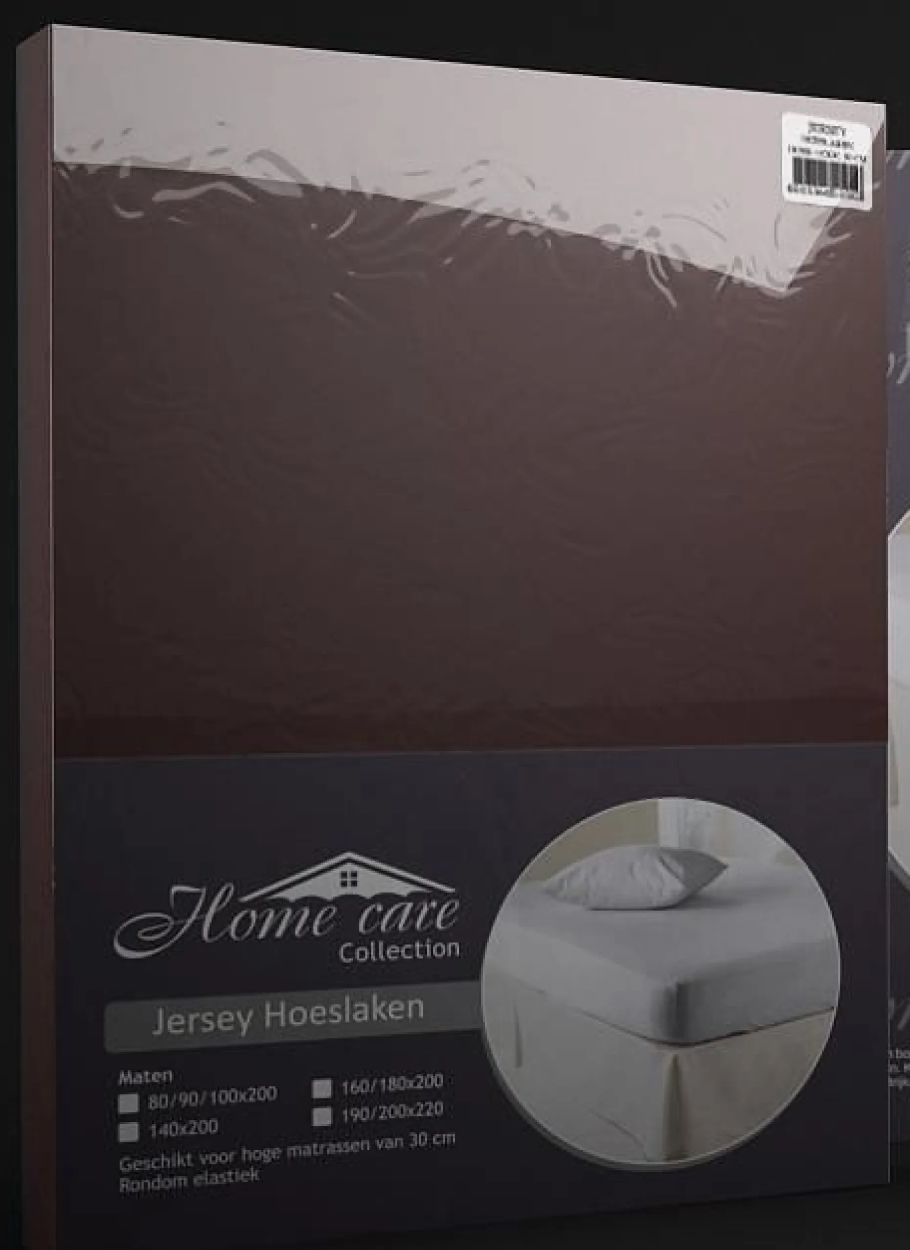 Spannbettlaken Jersey braun 80/90/100x200cm