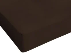 Spannbettlaken Jersey braun 80/90/100x200cm