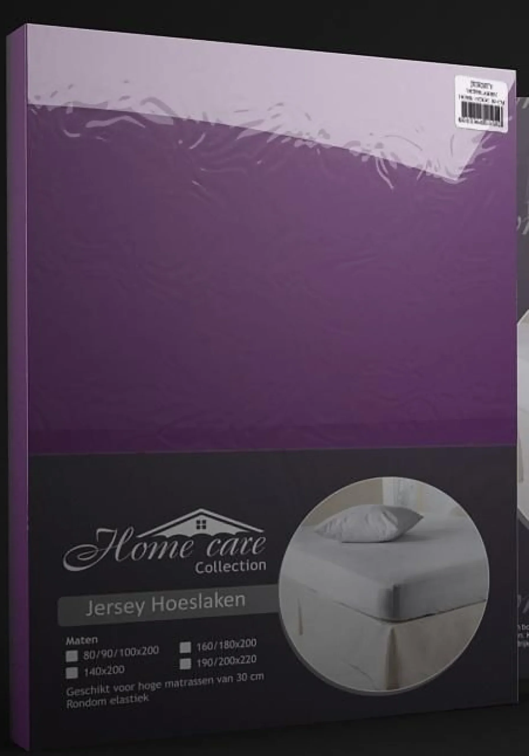 Spannbettlaken Jersey lila 80/90/100x200cm