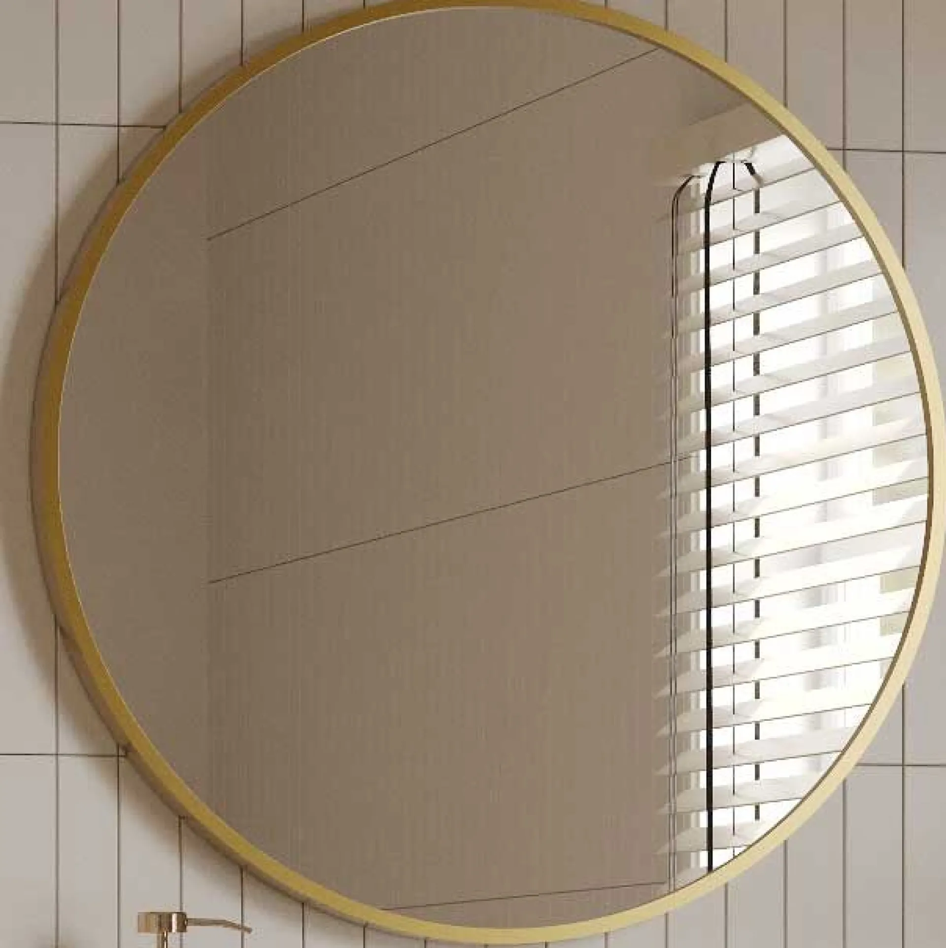 CBA Spiegel Azul - Ø60cm - Eiche Dekor