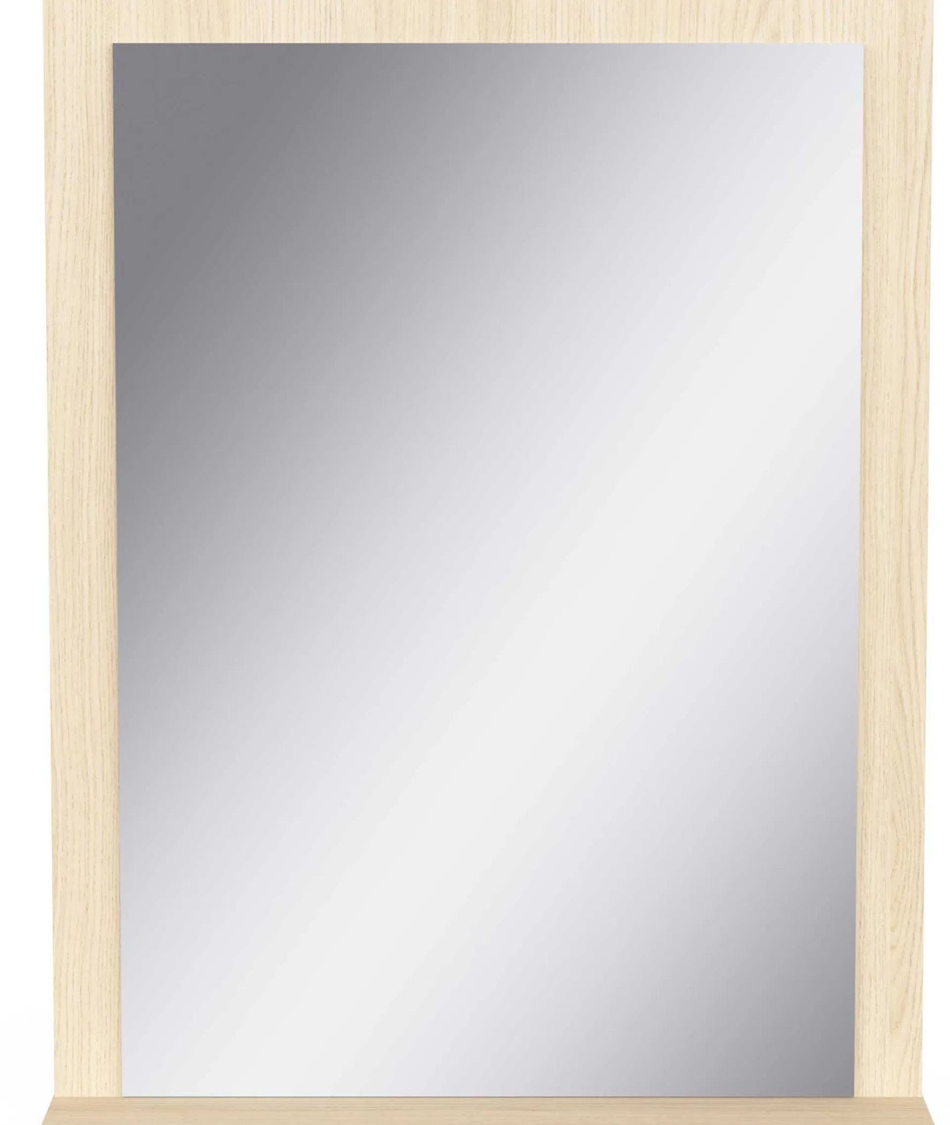 CBA Spiegel Cougar - 64x12x83cm - mit Ablage - Eiche
