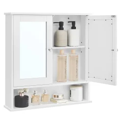 Spiegelschrank Barkley | 56,5 x 13 x 58,5 cm | Weiß