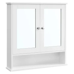 Spiegelschrank Barkley | 56,5 x 13 x 58,5 cm | Weiß