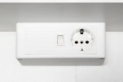 Spiegelschrank Bobbi 100cm modell 1 3 türen und led beleuchtung - graphit