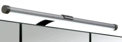 Spiegelschrank Bobbi 120cm Modell 2 3 Türen und led Beleuchtung - graphit