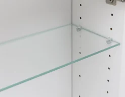 Spiegelschrank Bobbi 120cm Modell 2 3 Türen und led Beleuchtung - graphit