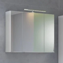 Spiegelschrank Brama 120cm 3 Türen - weiß