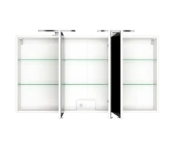 Spiegelschrank Brama 120cm 3 Türen - weiß