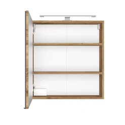 Spiegelschrank Dasa 60cm mit 1 Tür - Eiche wotan