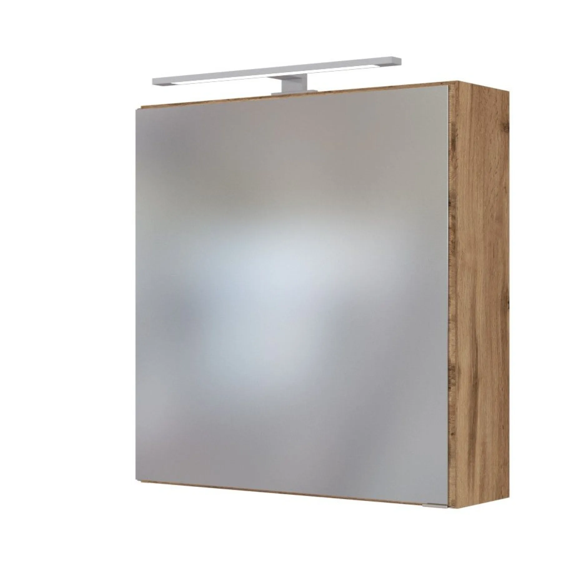 Spiegelschrank Dasa 60cm mit 1 Tür - Eiche wotan