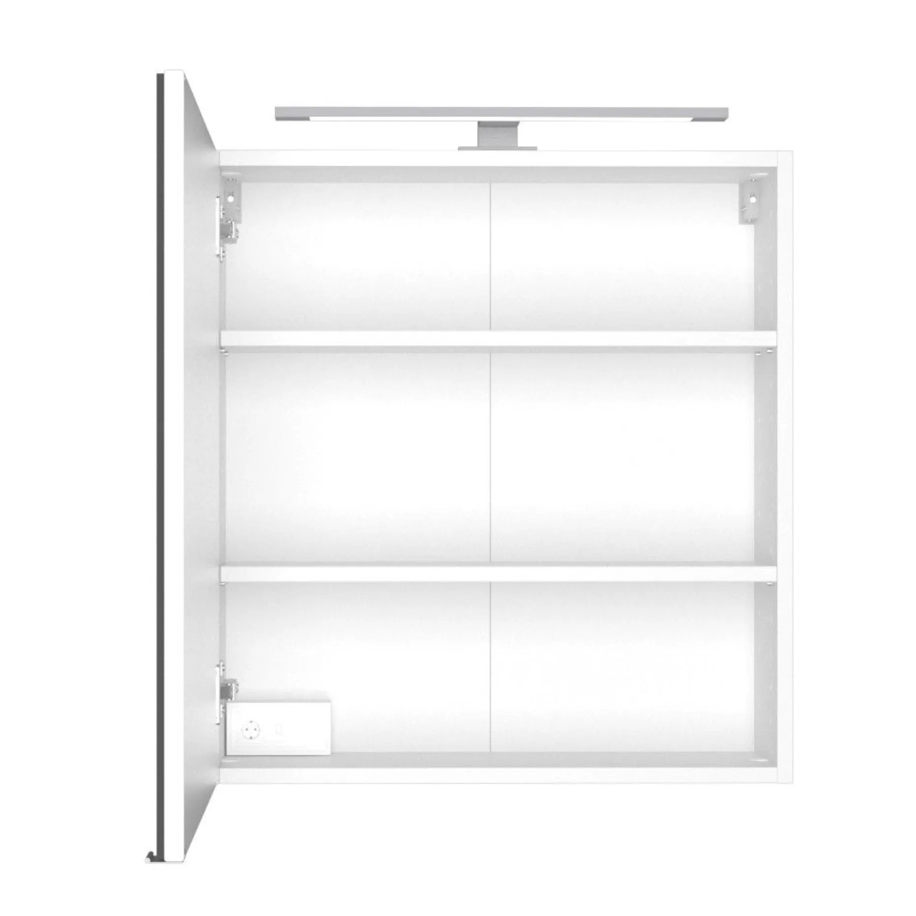 Spiegelschrank Dasa 60cm mit 1 Tür - weiß