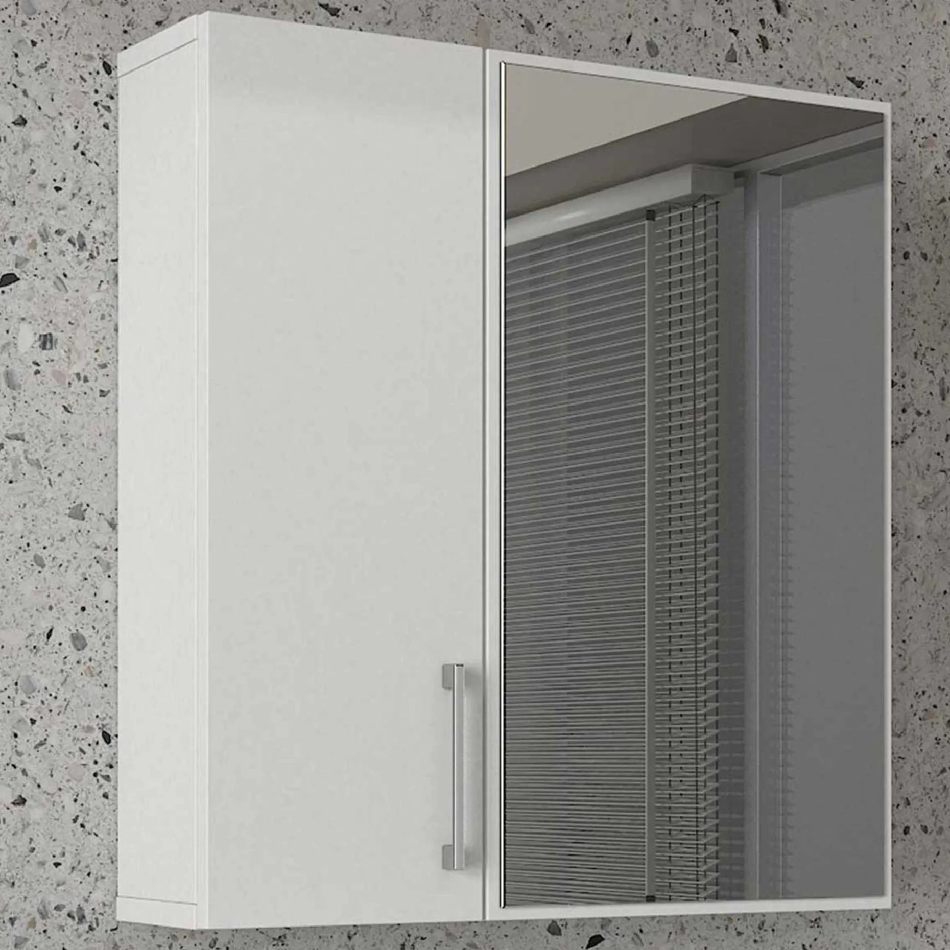 Spiegelschrank Ditto - 60x16x65cm - weiß