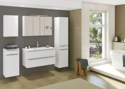 Spiegelschrank Hansen 100cm 3 Türen - weiß