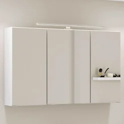Spiegelschrank Hansen 100cm 3 Türen - weiß